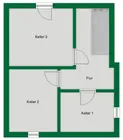 Grundriss-Skizze Kellergeschoss