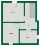 Grundriss-Skizze Kellergeschoss