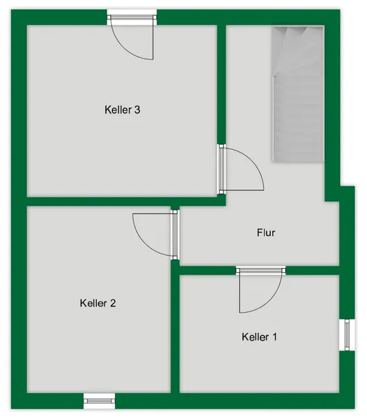Grundriss-Skizze Kellergeschoss