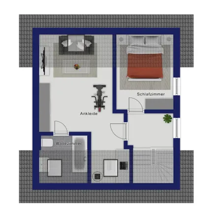 Grundriss Dachgeschoss