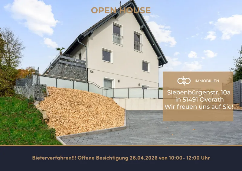 Bieterverfahren am 26.04.2026!!! Traumhaftes Einfamilienhaus mit exklusiver Ausstattung in Overath
