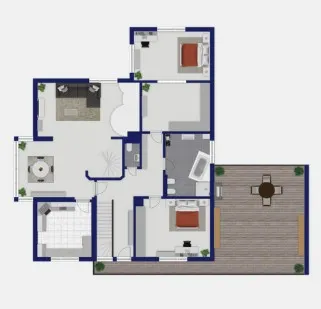 Familienfreundliche 6-Zimmer-Whg mit Garten!