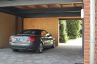 Carport mit Schiebetor