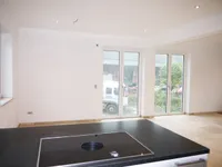 Blick von der Einbauküche
