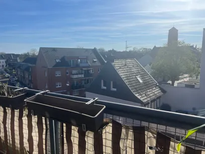 Balkon Aussicht Schnellweider Straße