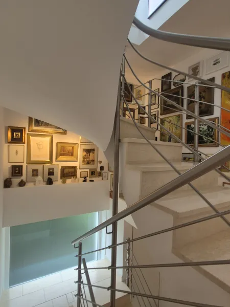 Hinauf zur Wohnebene