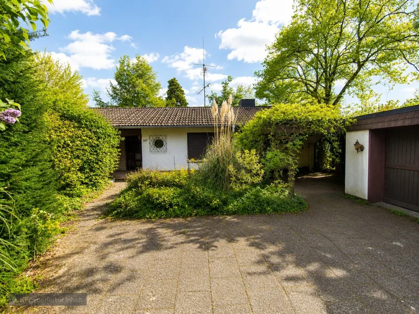 Bungalow und Garagen