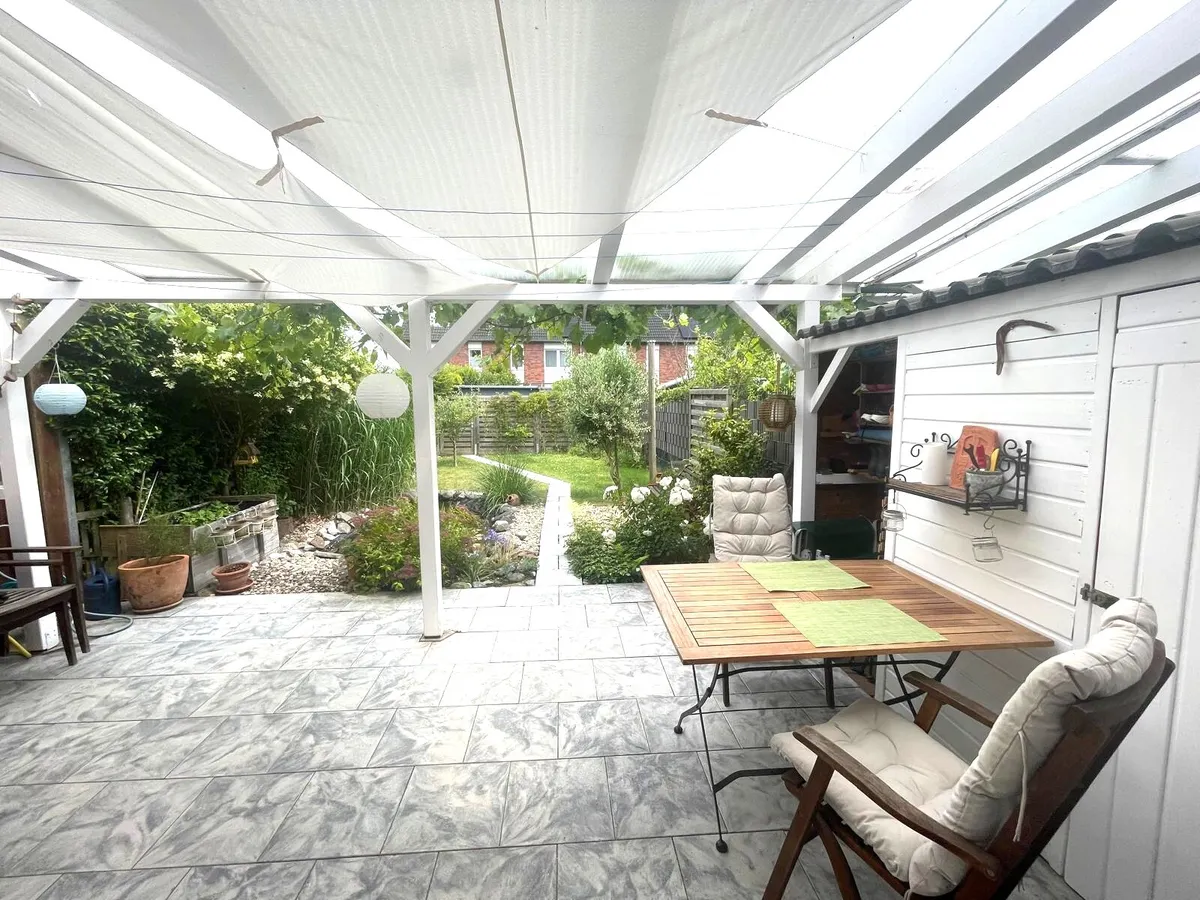 Überdachte Terrasse
