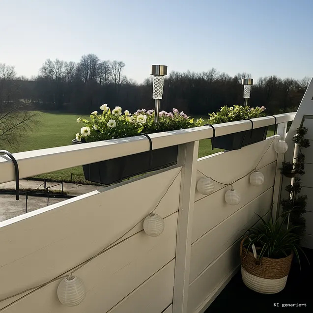 Aussicht vom Balkon