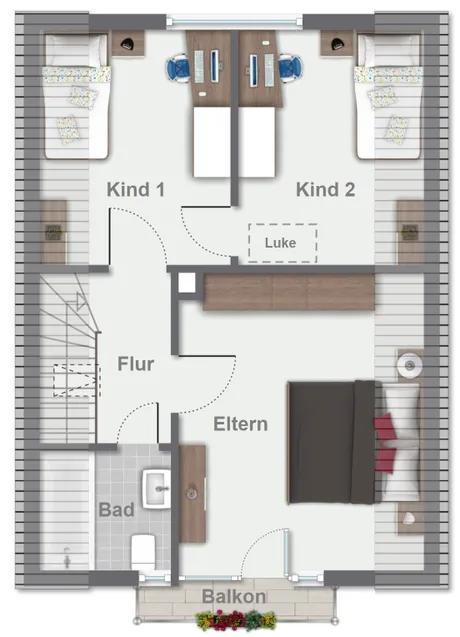 Grundriss Dachgeschoss