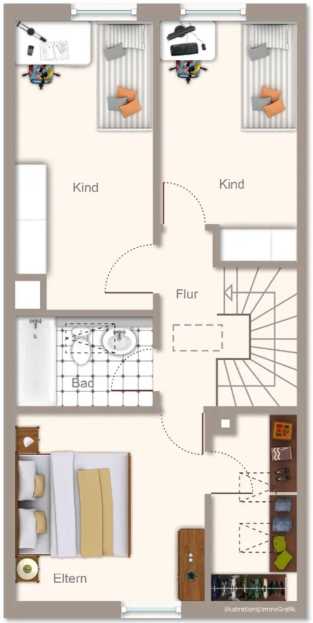 Grundriss Obergeschoss