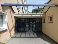 gepflegter Hauseingang