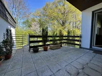 Terrasse am Wohnbereich