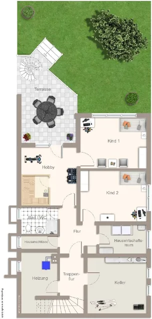 Grundriss Untergeschoss