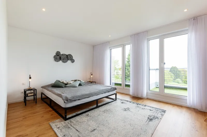 Schlafzimmer im Staffelgeschoss