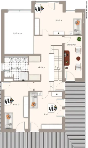 Grundriss Obergeschoss