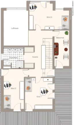 Grundriss Obergeschoss