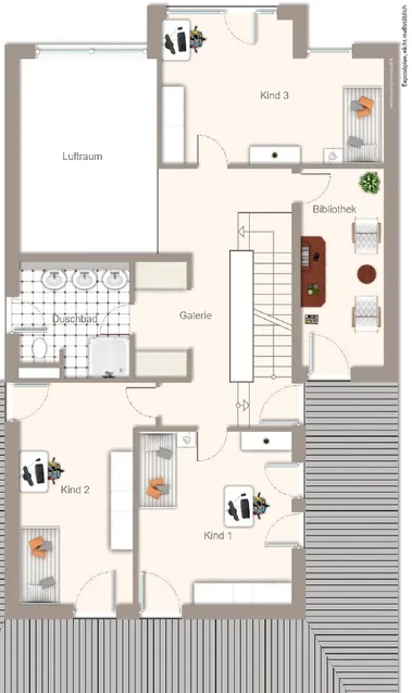 Grundriss Obergeschoss