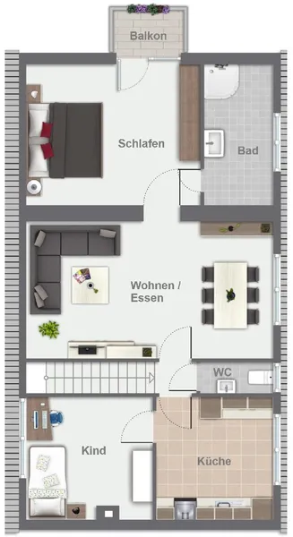 Grundriss Dachgeschoss