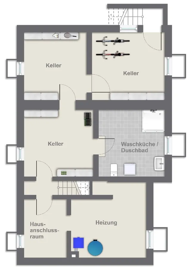 Grundriss Kellergeschoss