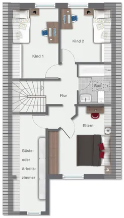 Grundriss Obergeschoss