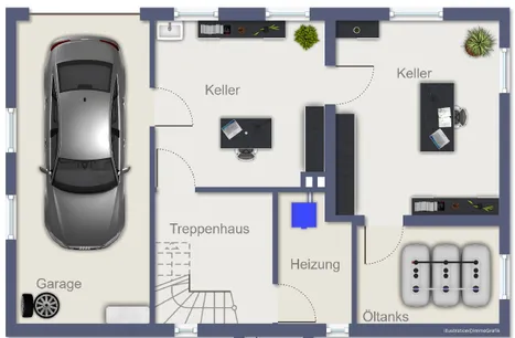 Grundriss Keller