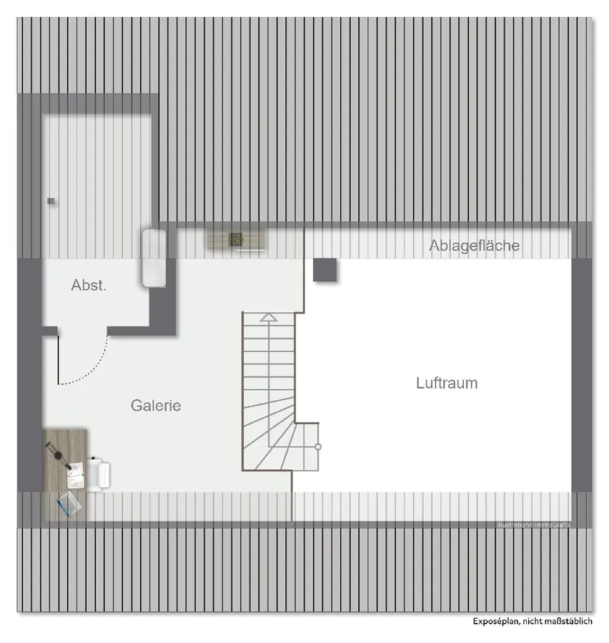 Grundriss Spitzboden