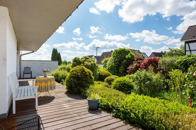Terrasse am Wohnzimmer