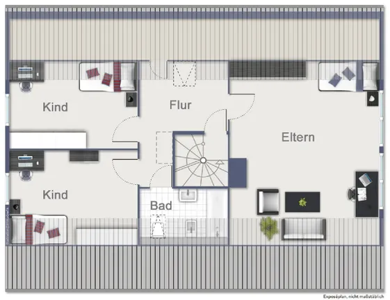 Grundriss Dachgeschoss