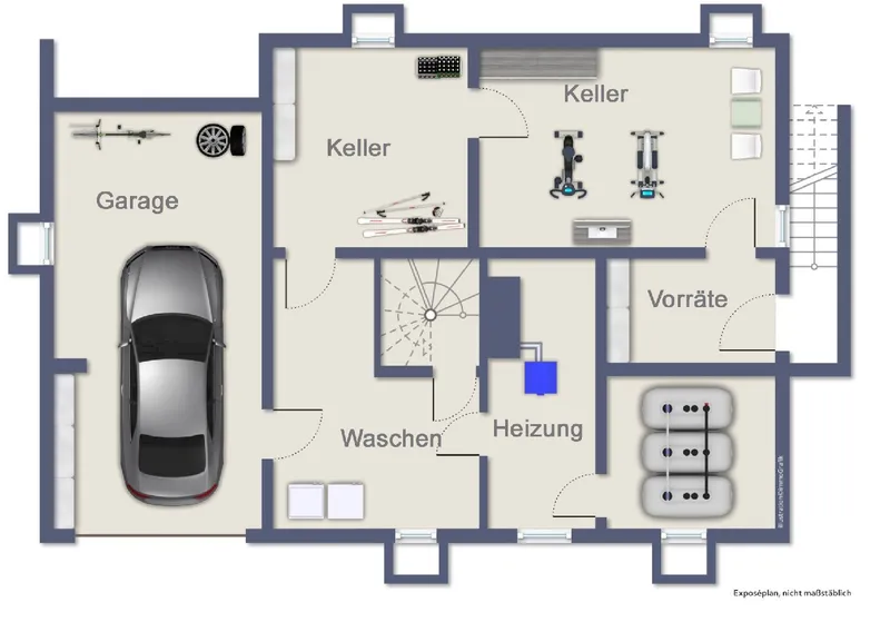 Grundriss Kellergeschoss