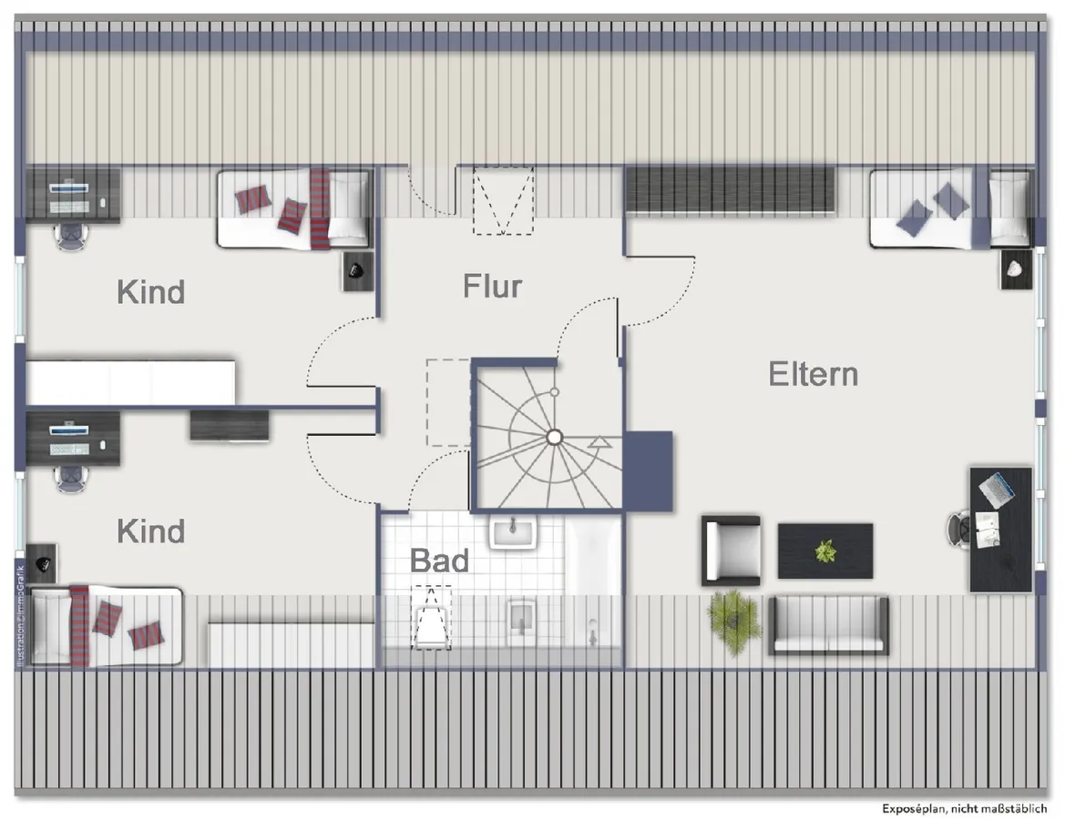 Grundriss Dachgeschoss