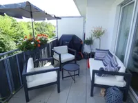 großer Balkon