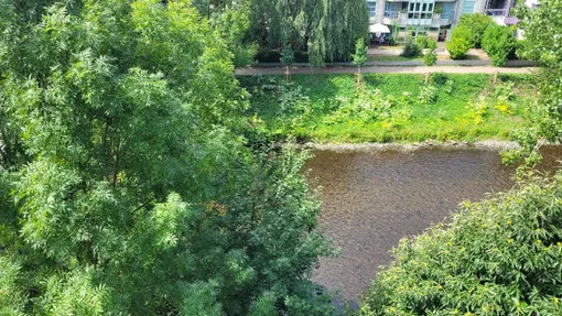 Musterbild Blick vom Balkon