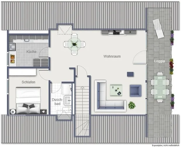 Grundriss Dachgeschoss