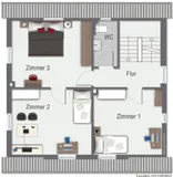 Grundriss Obergeschoss