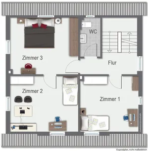 Grundriss Obergeschoss