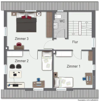 Grundriss Obergeschoss
