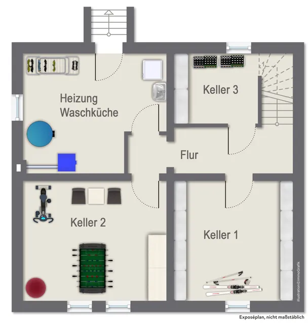 Grundriss Kellergeschoss