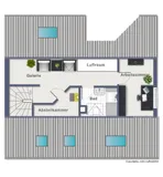 Grundriss Spitzboden