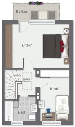 Grundriss Obergeschoss