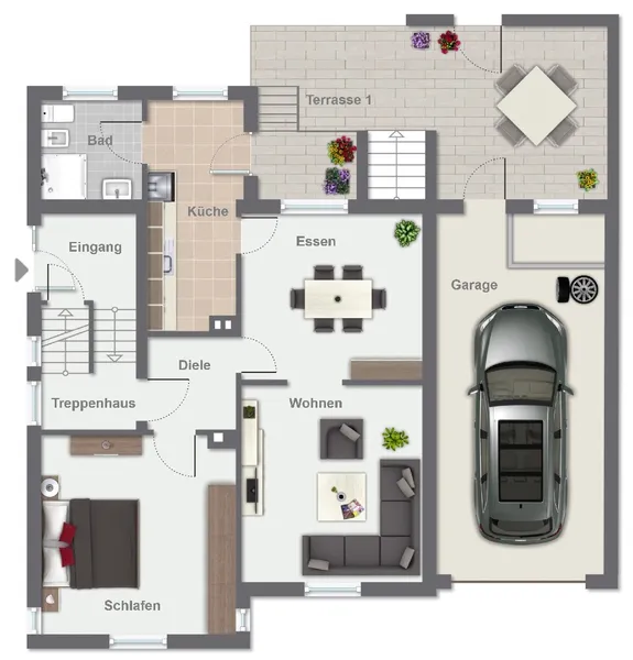 Grundriss Erdgeschoss