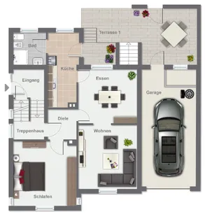 Grundriss Erdgeschoss