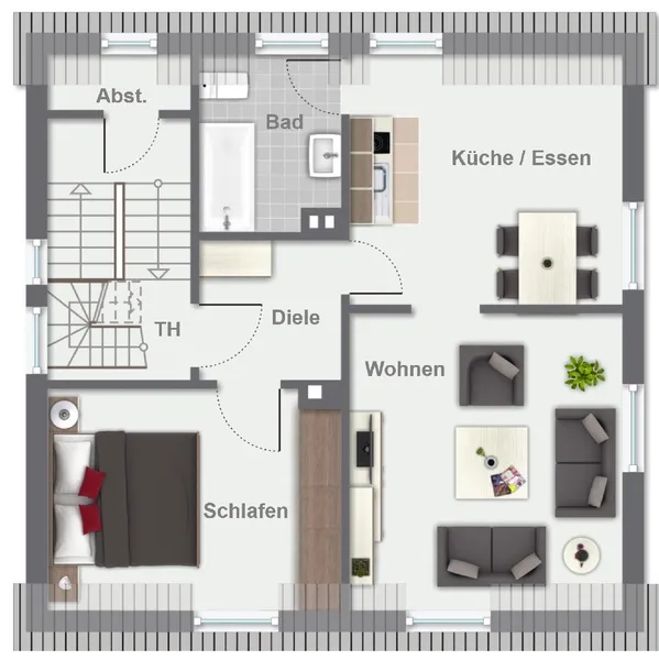 Grundriss Dachgeschoss