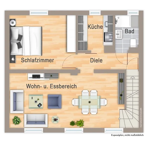 Grundriss Obergeschoss