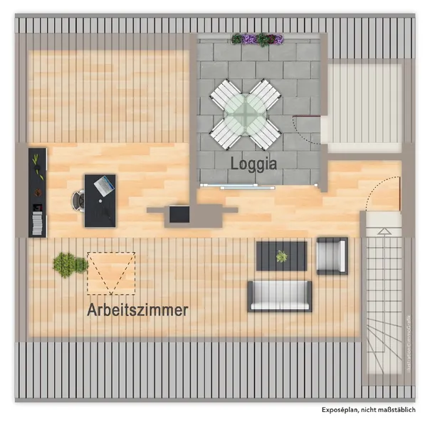 Grundriss Dachgeschoss