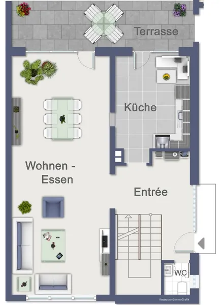 Grundriss Erdgeschoss