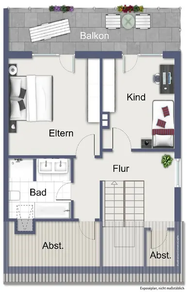 Grundriss Dachgeschoss