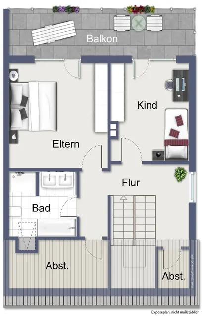 Grundriss Dachgeschoss