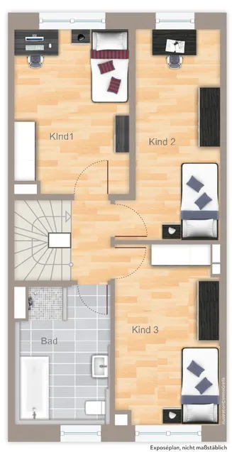 Grundriss Obergeschoss