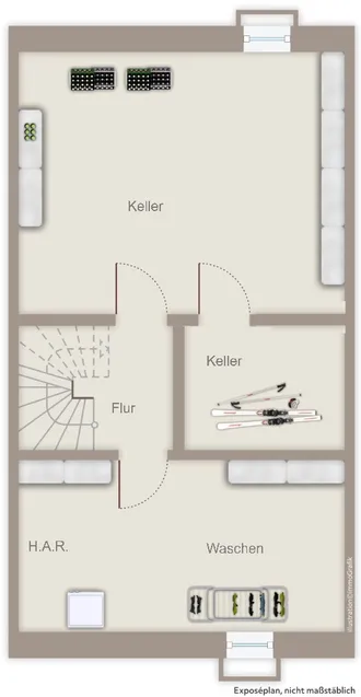 Grundriss Kellergeschoss